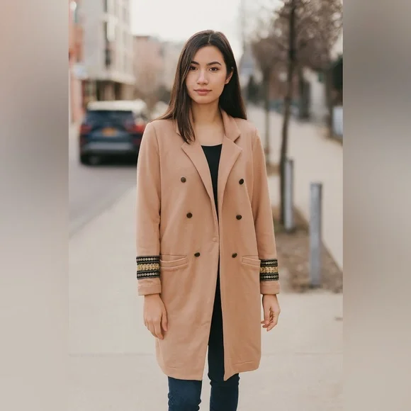 NWT Dixie Cotton Long Jacket / Blazer - Picture 1 of 7